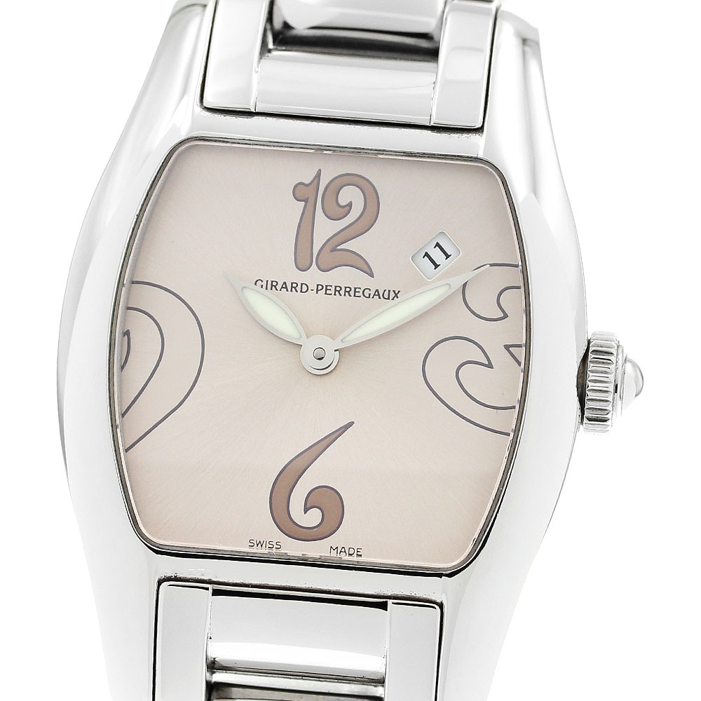 ジラール・ペルゴ GIRARD PERREGAUX 2655 リシュビル デイト クォーツ メンズ _871643【中古】