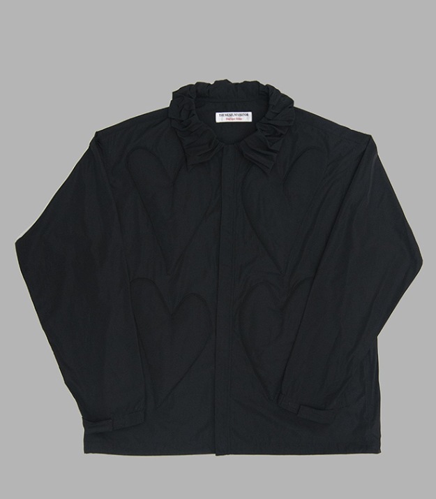 【THE MUSEUM VISITOR】 HEART EMBOSSED JACKET : BLACK 27,170円