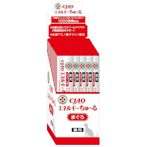 チャオ () 猫用おやつ エネルギーちゅ～る 乳酸菌1,000億個 まぐろ味 14グラム (x 50本)