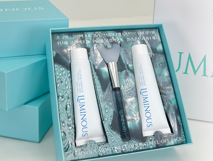 luminous moisture cooling peel off pack 60ml*2ea