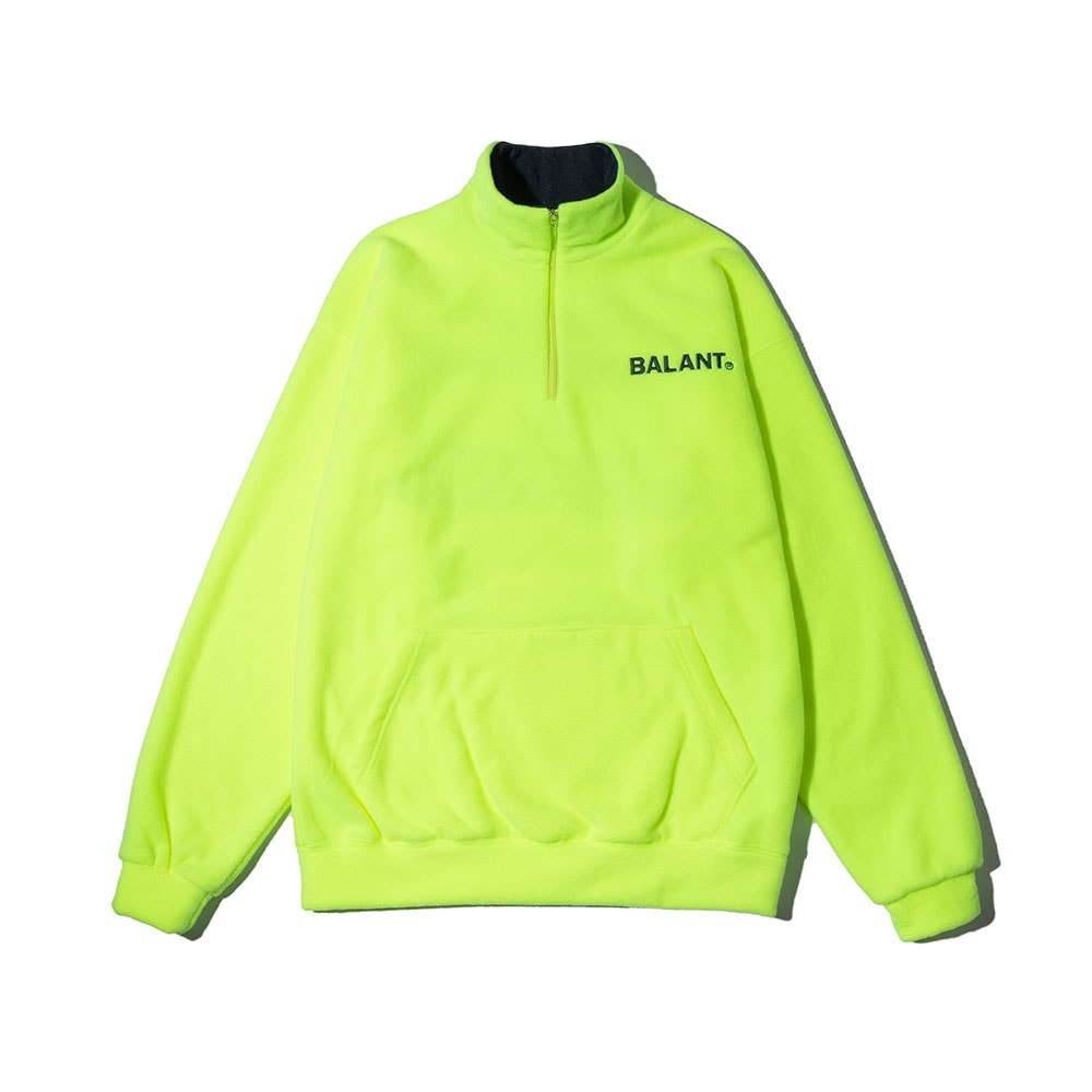 希望と情熱のハーフジップTシャツ (ネオン)