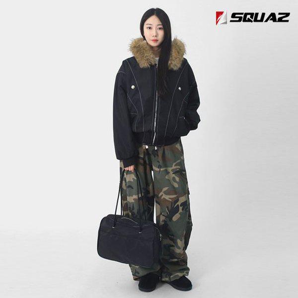 男女兼用カジュアルカーゴパンツ ミリタリーカモ ワイドバンディングパンツ SCJP003