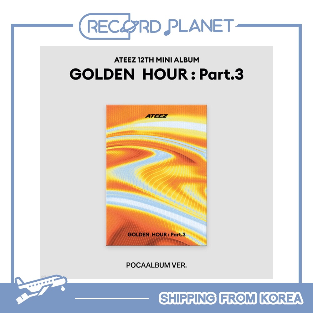 POCAALBUM Ver. 9種セット ATEEZ ミニ12集アルバム GOLDEN HOUR : Part.3
