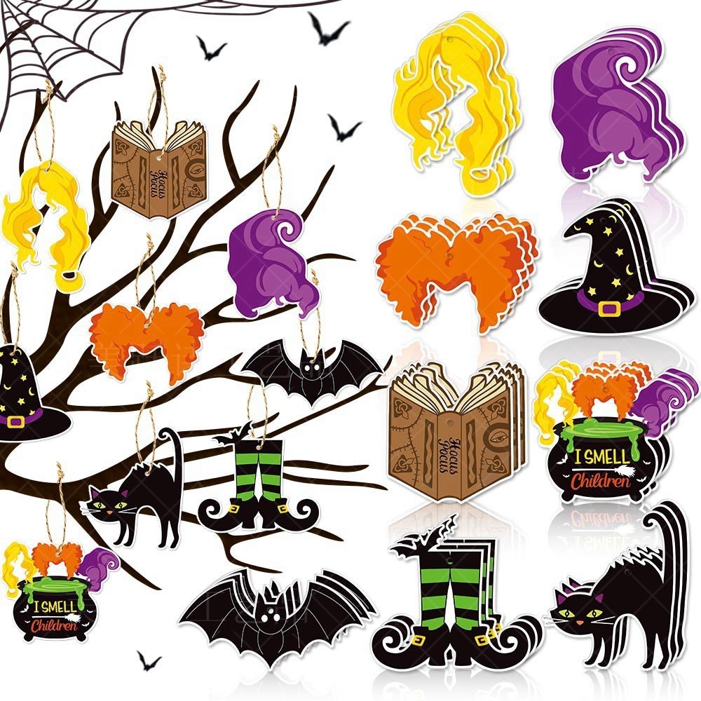 ハロウィン装飾魔女タグコウモリペンダントハロウィンホリデーデコレーションペンダントペンダント 5,665円