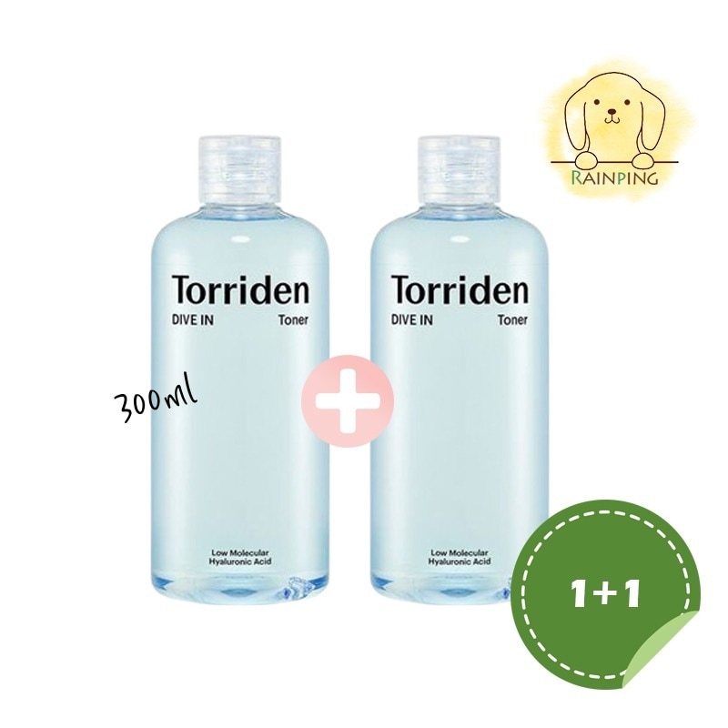 [1+1] ダイブイントナー低分子 ヒアルロン酸 トナー 300ml 2個 / 韓国正規品