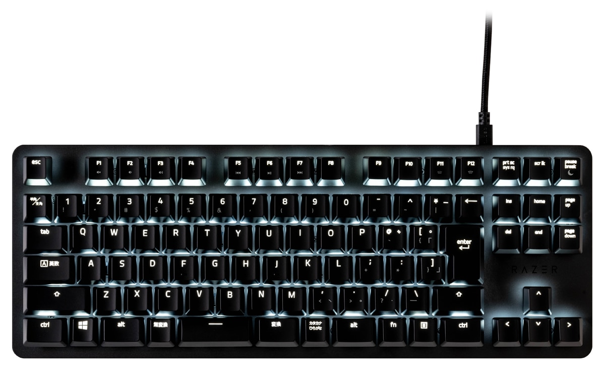 Razer 【国内正規品】静音メカニカルキーボード BlackWidow Lite JP OrangeSwitch 日本語配列テンキーレス（クラシックブラック） RZ0302640700R3J1