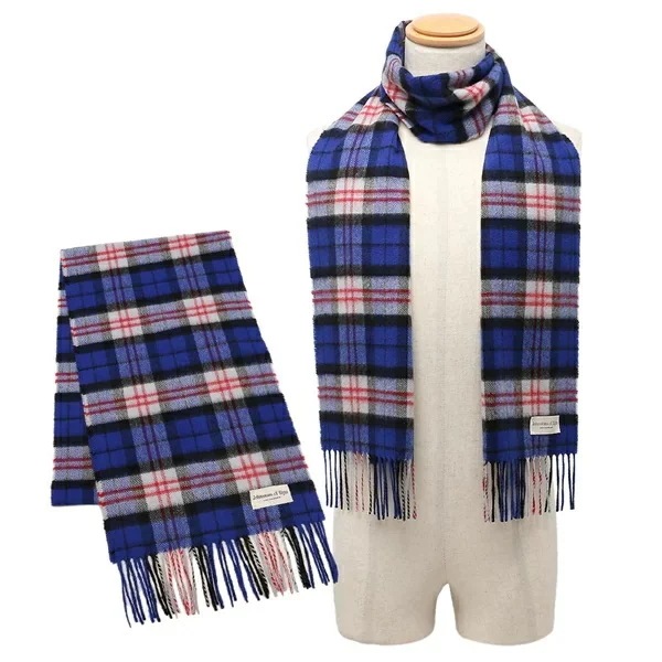 マフラー ブルー マルチカラー メンズ レディース ユニセックス WA000016 KU0105 小判