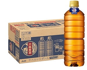 アサヒ飲料 六条麦茶 ラベルレスボトル 660ml24本 [お茶] [ノンカフェイン]