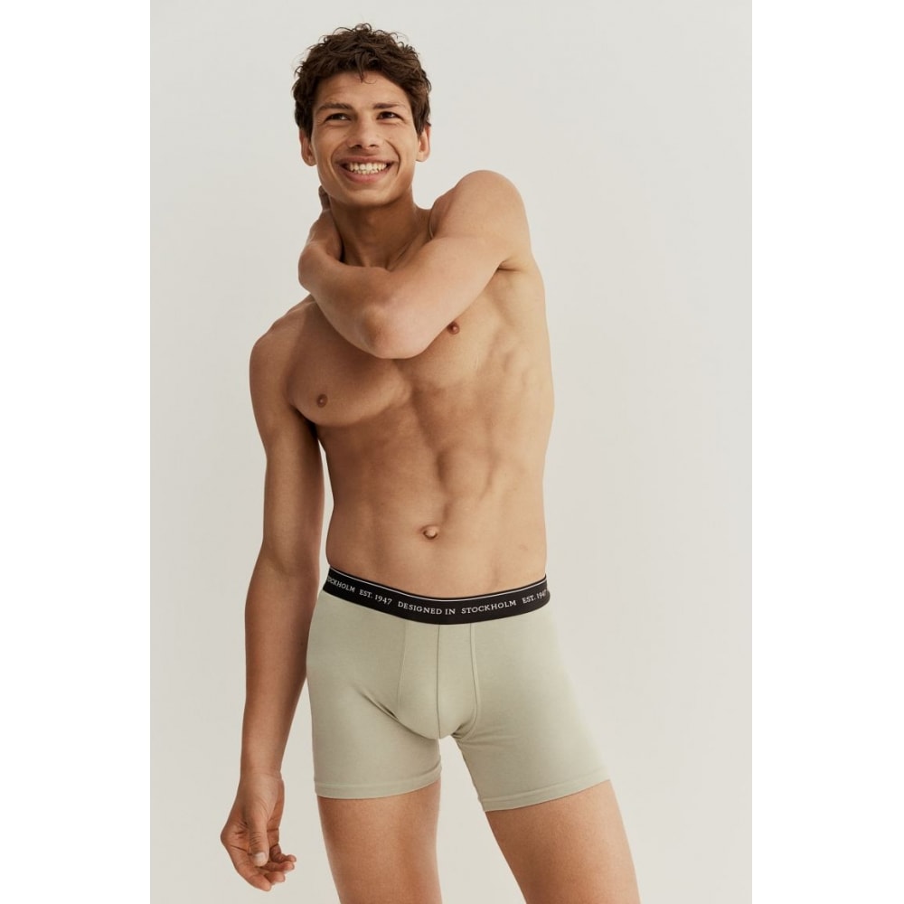 H&M COOLMAX ドロズ 3ピースセット セージグリーン/カーキグリーン