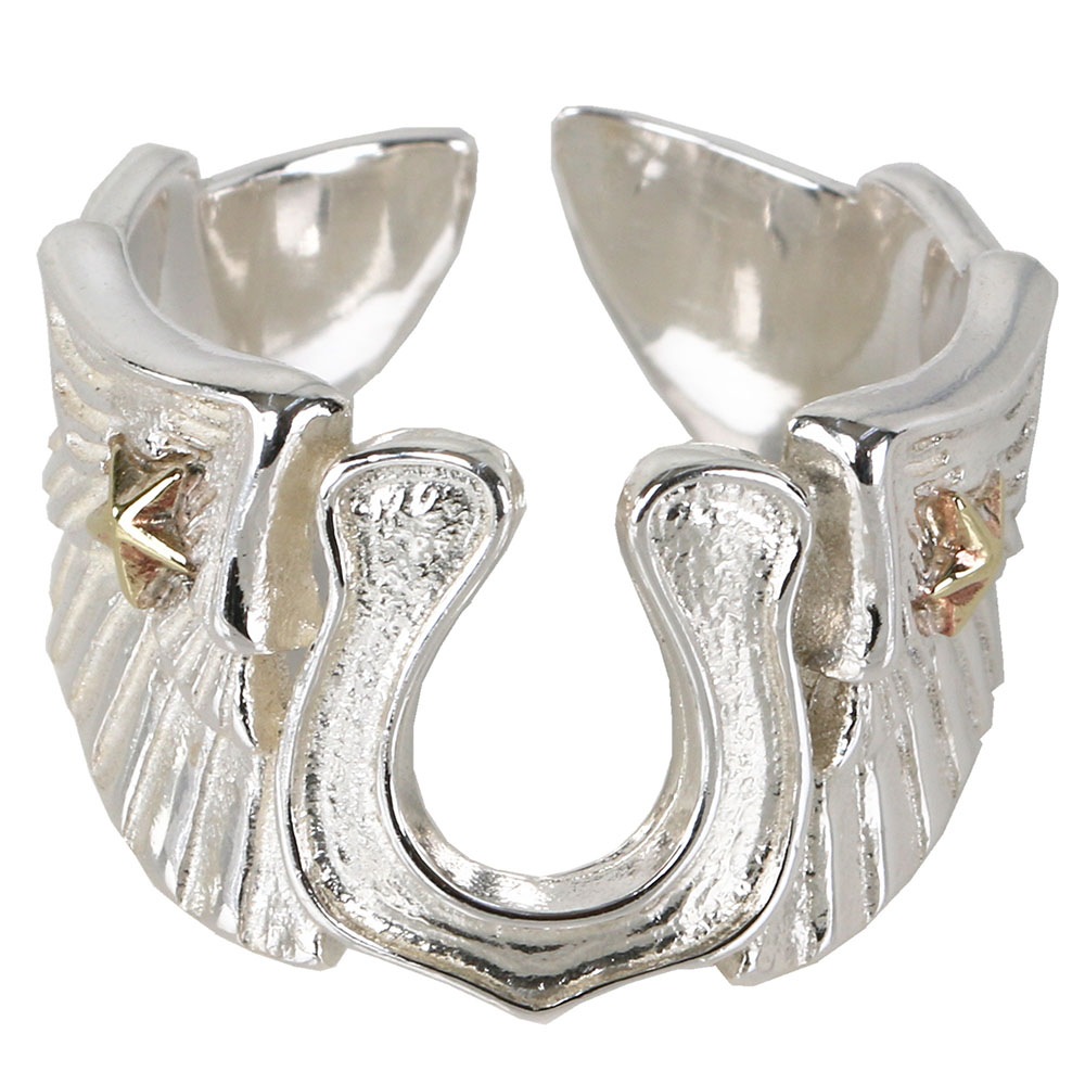 925 白銀ホースシューフェザーリング [rs159] 6,950円