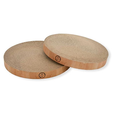 他サイト： 猫壱 バリバリボウル交換用つめとぎ 2個パック ライトブラウンの商品画像