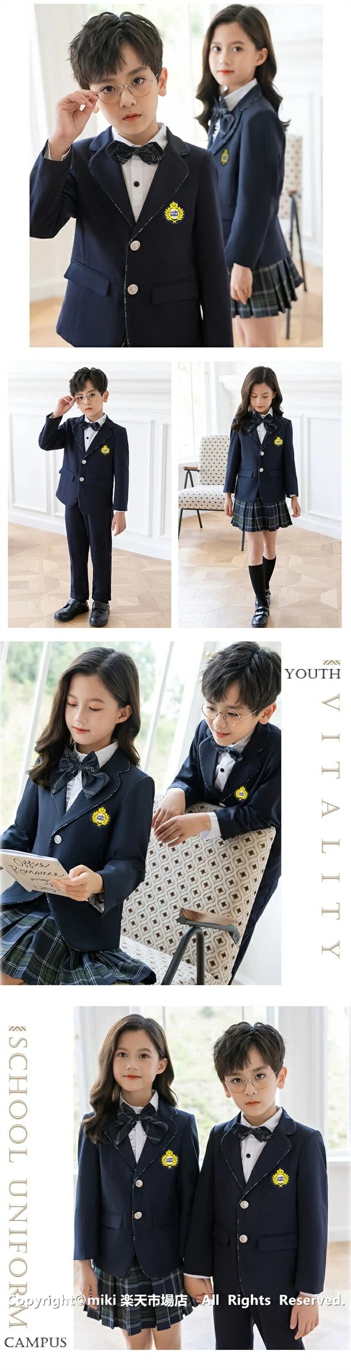 再入荷商品【3点セット:ジャケット×シャツ×ズボン/スカート】 蝶ネクタイ フォーマルスーツ 男の子 女の子 プリーツスカート キッズ 子供 タキシード ジュニア 入学式 入園式 卒業式 七五三 結婚