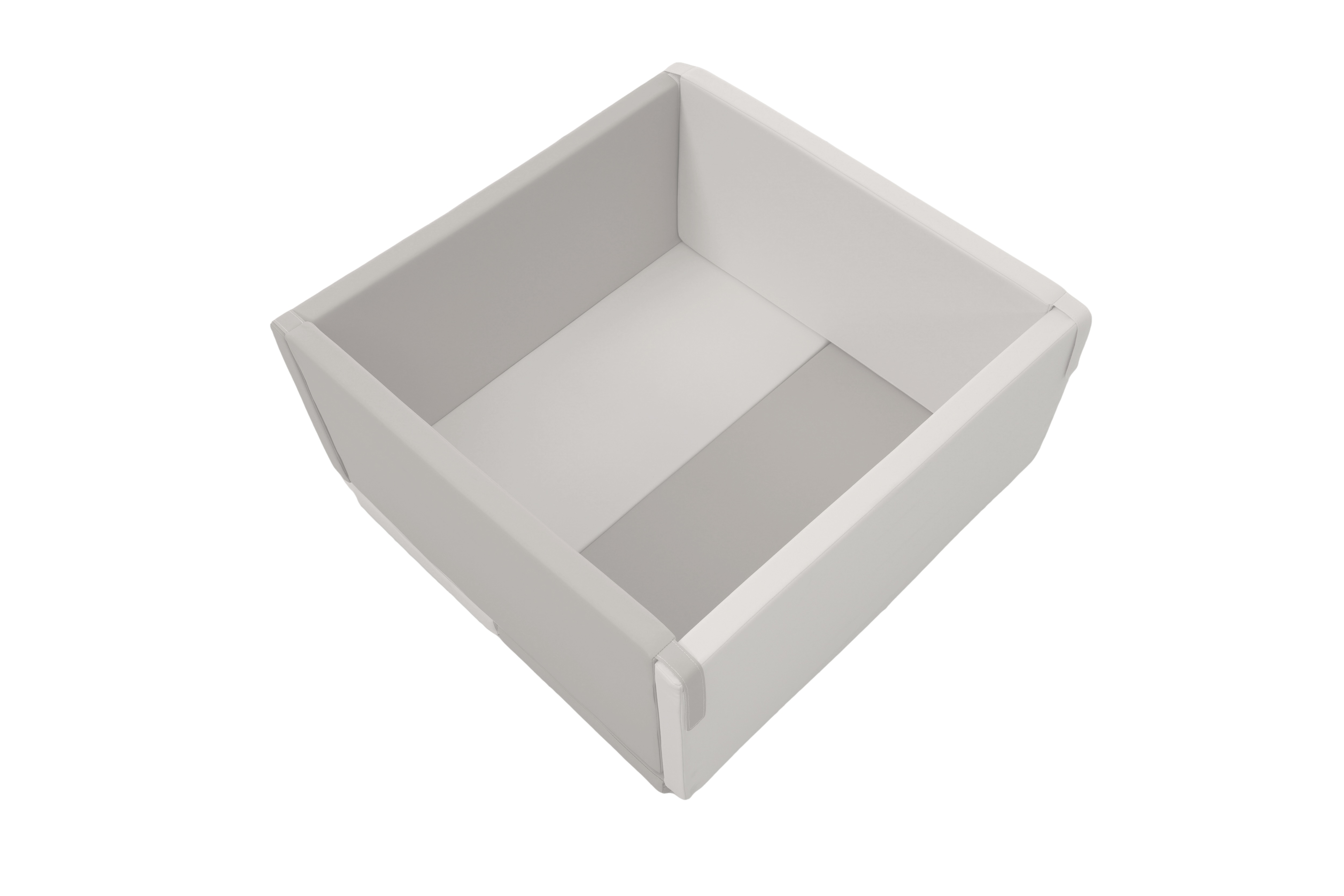 【グレー×ホワイト 82*82*41cm】サークルマット ソフトブロック クッション 布製 玩具 大型 室内 遊具 キッズスペース 子供 こども キッズ 幼児 保育園 保育用品 クリスマスプレゼント