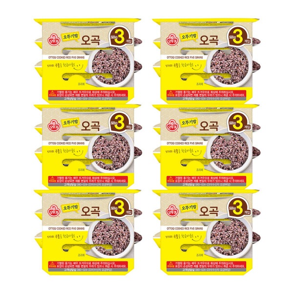 オットゥギご飯 五穀 210G X 18入 / 1ボックス