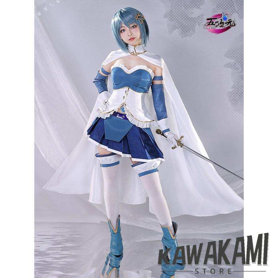 【2026新作-1144】ICOS　魔法少女まどかマギカ　コスプレ　美樹さやか　衣装　 いしょう ウィッグ　靴　能1142