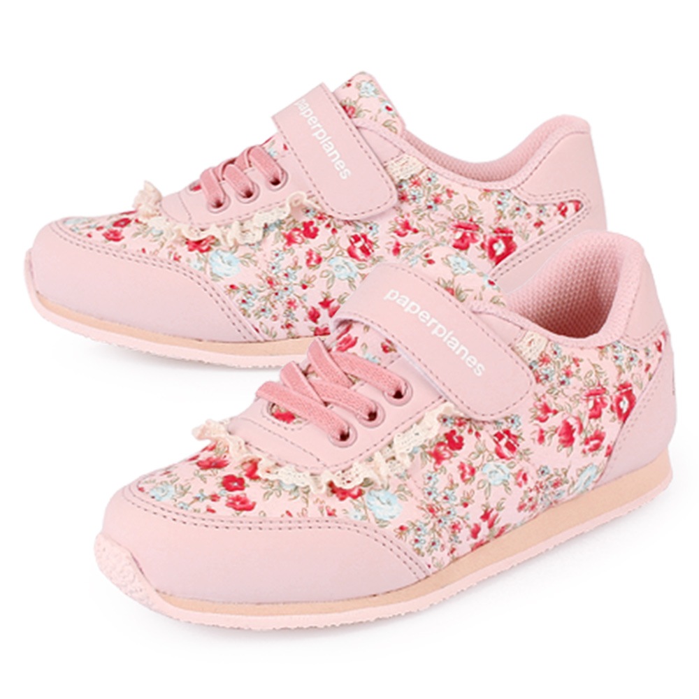 割引 ペーパープレーンキッズフラワースニーカー児童靴幼児児童花男女 韓国発送 運動靴 Option1 190 Sindsepers Org Br