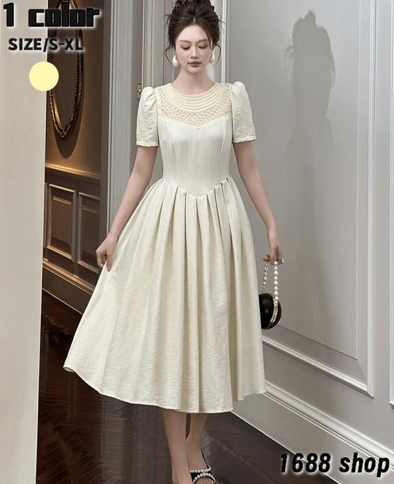 激安セール2025　フレアワンピース ロングワンピース　半袖　姫系ワンピース　シフォン　ワンピース Aライン ミニ ひざ丈 ミドル丈 エレガント　アシンメトリー 花柄 パーティドレス お嬢様 セクシー