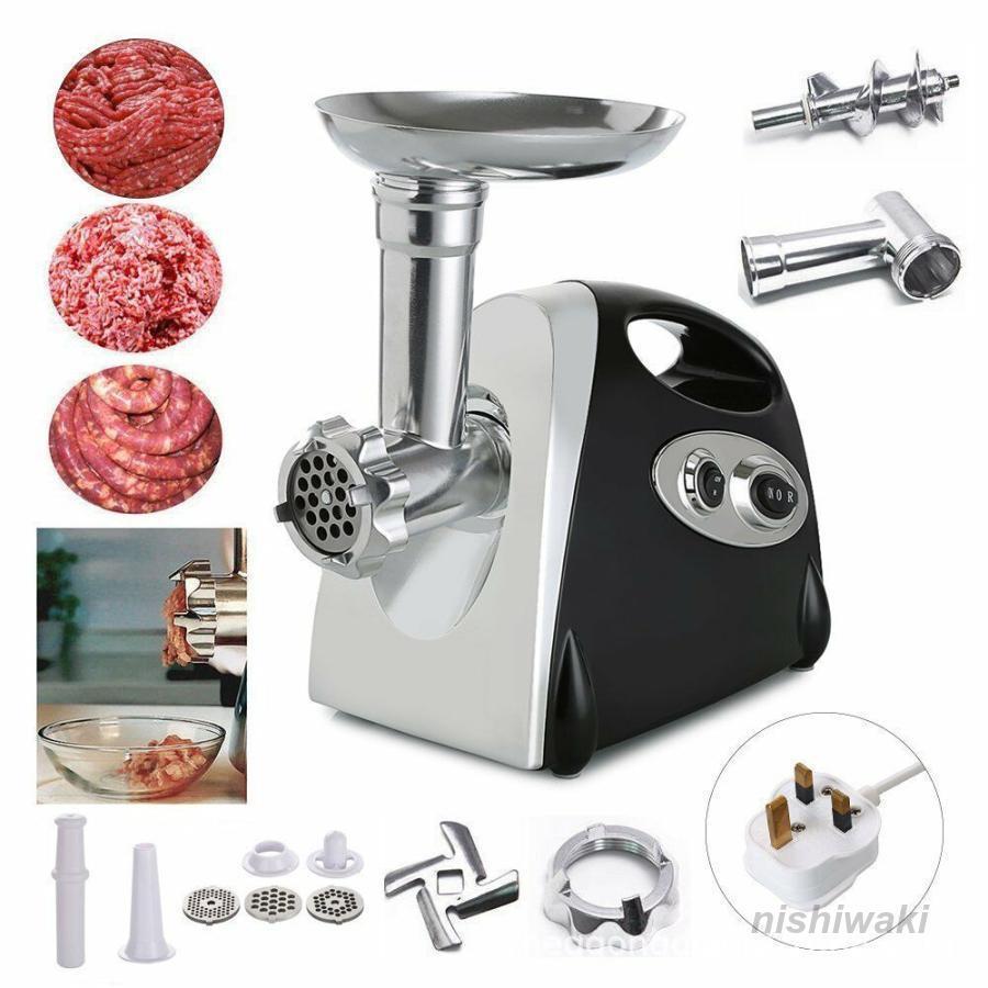 電動ミートチョッパー 業務用電動挽肉機 ミンサー / ミートグラインダー 挽肉料理用キッチン家電