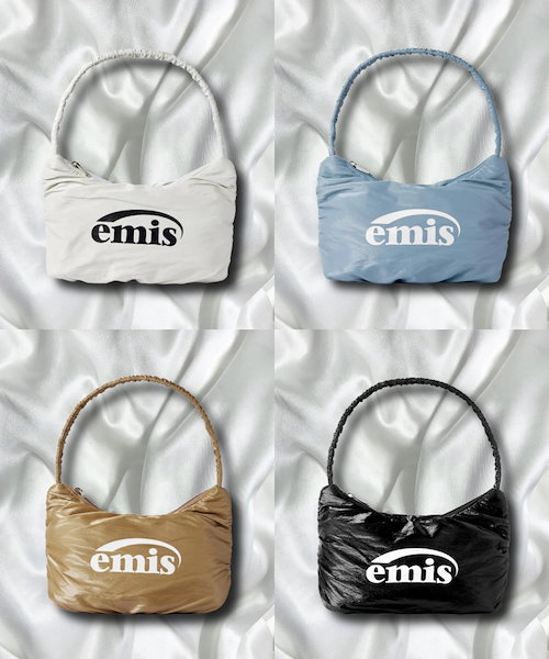 無料配送 ◆ emis ◆ SWIM HOBO BAG SWIM HOBO BAG-BLACK - EMIS