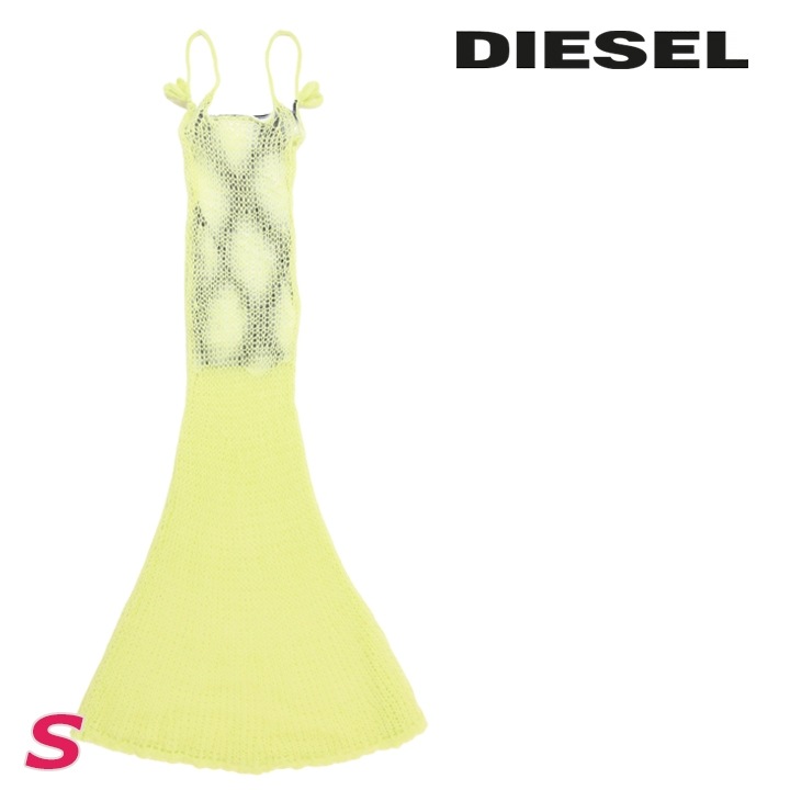 マキシキャミソールワンピースドレス レディース M-OVERLONG プリントインナー レイヤードデザイン die-l-t-f4-6j1