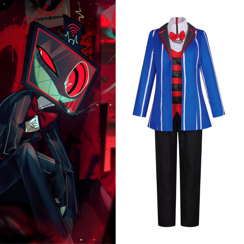 【速達!】地獄の宿屋コスプレ衣装テレビ悪魔VOXコスプレパフォーマンス衣装ハロウィンコスプレ衣装