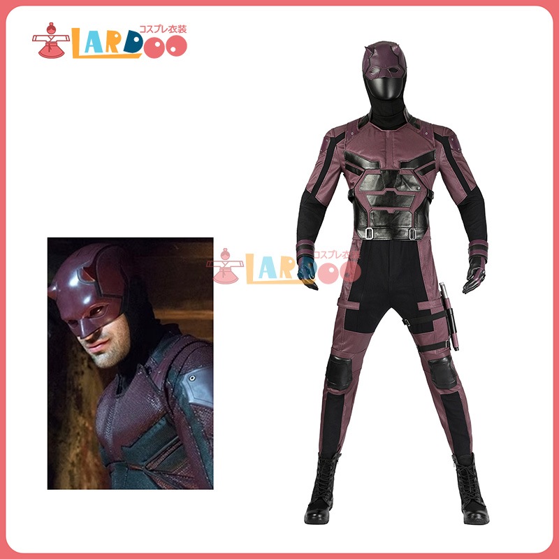 【工場直販 品質保証】 デアデビル Daredevil マシュー マット マードック コスチューム コスプレ衣装/靴