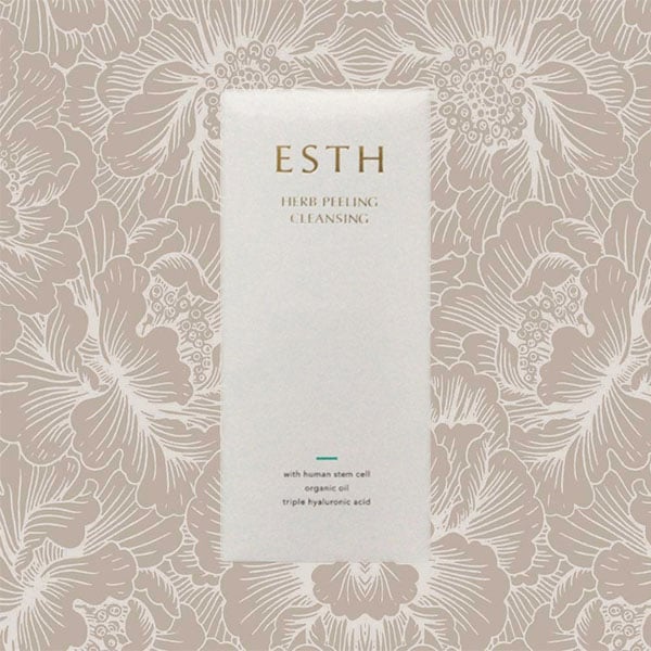 ESTH ハーブピーリングクレンジング 120g AHA 成分 配合 クレンジング 洗顔 美容液 など 1本5役 エステ級の クレンジング で 剥きたて 艶肌へ