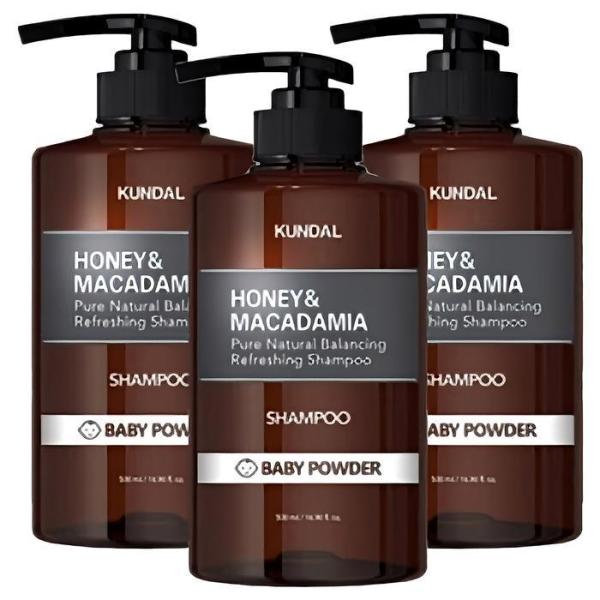 クンダル ネイチャー シャンプー ベビーパウダー 500ml x 3個