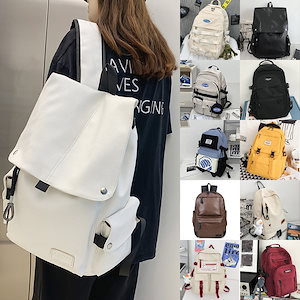 韓国リュックサック大容量収納バックパック カジュアルバッグ学生バッグ 通勤 通学旅行バッグ 多機能アウトドアバッグ 男女兼用