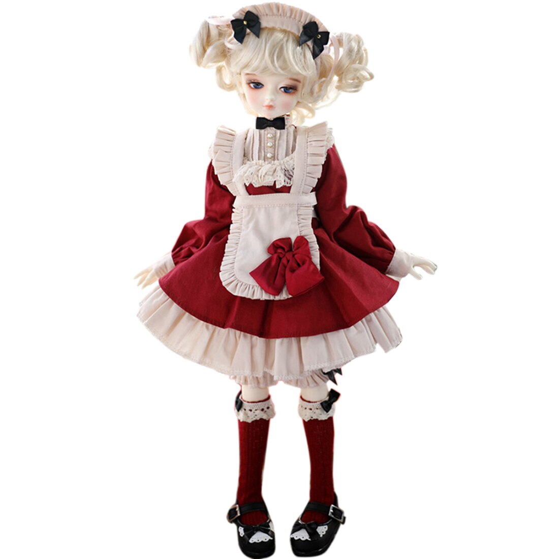 【即出荷】 5個メイドエプロンドレス衣装セットのため1:3 1:4 1:6 bjd人形 (無人形) ファッション人形のおもちゃ子供の大人の最高のギフト キャラクタードール