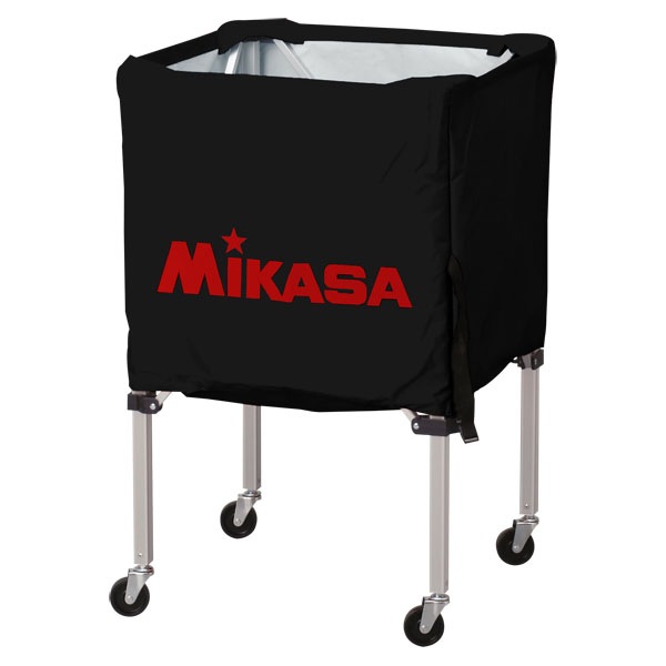 ミカサ（MIKASA） ワンタッチ式ボールカゴ3点セット（フレーム幕体キャリーケース） BCSPSS-BK
