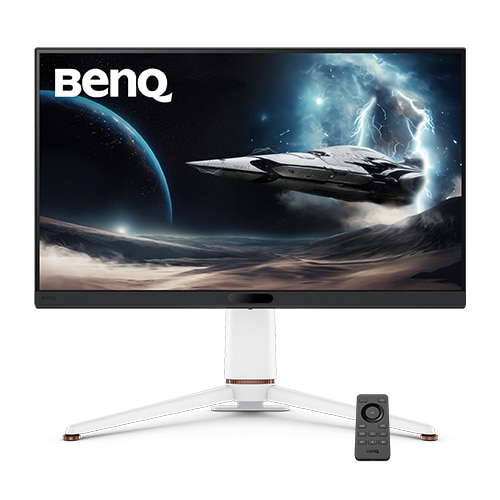 BenQベンキュー ゲーミング液晶ディスプレイ(27型/IPS/4K UHD 3840×2160/165Hz/1ms/HDR/HDMI2.1/DP1.4/USB Type-C/3年保証)(ホワイト)