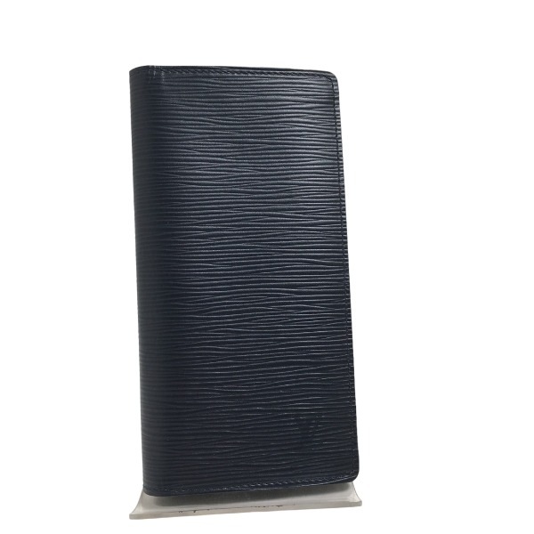 M61816 二つ折り長財布 小銭入れ付き エピ ポルトフォイユブラザ ブルーマリーヌ