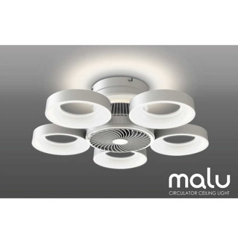瀧住　サーキュレーター機能搭載LEDシーリングライト TAKIZUMI ［リモコン付き /8畳 /白色～電球色］　TLFR80184
