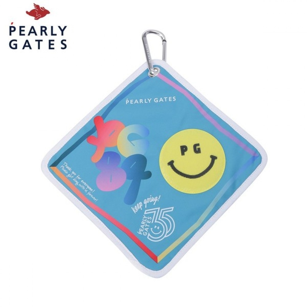 [パリゲイツ] コモンスマイルロゴボールタオル&カラビナ