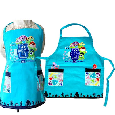 Disney - 【アイ】モンスターズインク　エプロン　ぶらさがりエプロン　ディズニー 2023春夏新作 保育士エプロン モンスターズインク ディズニー