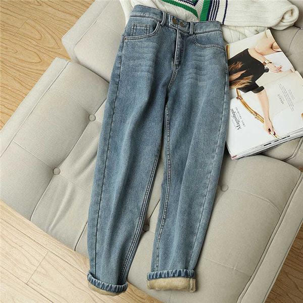 裏起毛 レディース ボトムス 美脚 デニム ズボン テーパードパンツ パンツ 体型カバー 40代 防風 あったか ストレッチ 厚手 ゆったり