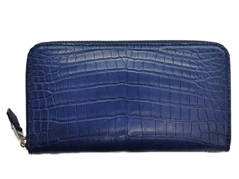 LESAC 8189 CROCODELE DENIM レザック ラウンドファスナー長財布　クロコダイルカーフレザー /正規代理店取寄商品 165,000円