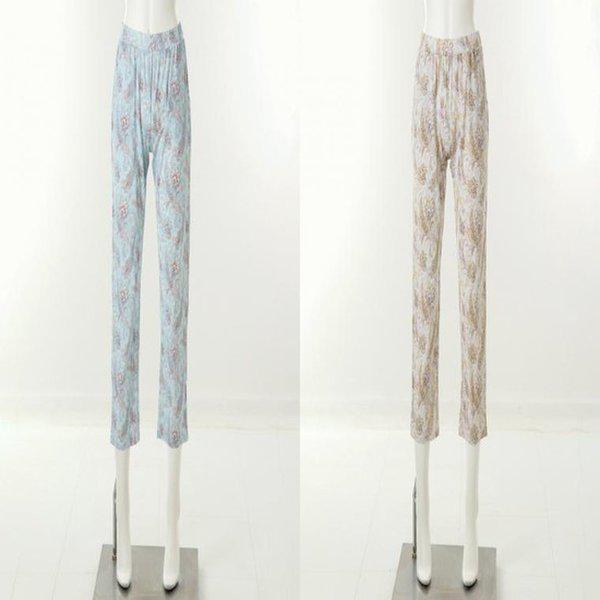 【正規品】2枚入りペイズリー柄プリント 女性用ボトムス 2枚セット_C VEPA103W_2C_C