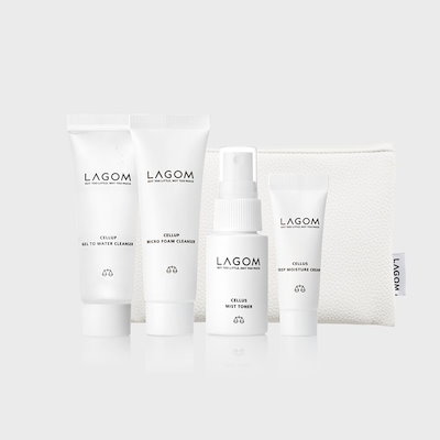 LAGOM スキンケアセット 5個セット Qoo10] ラゴム （LAGOM）ラゴム旅行用トラベルセット : キット
