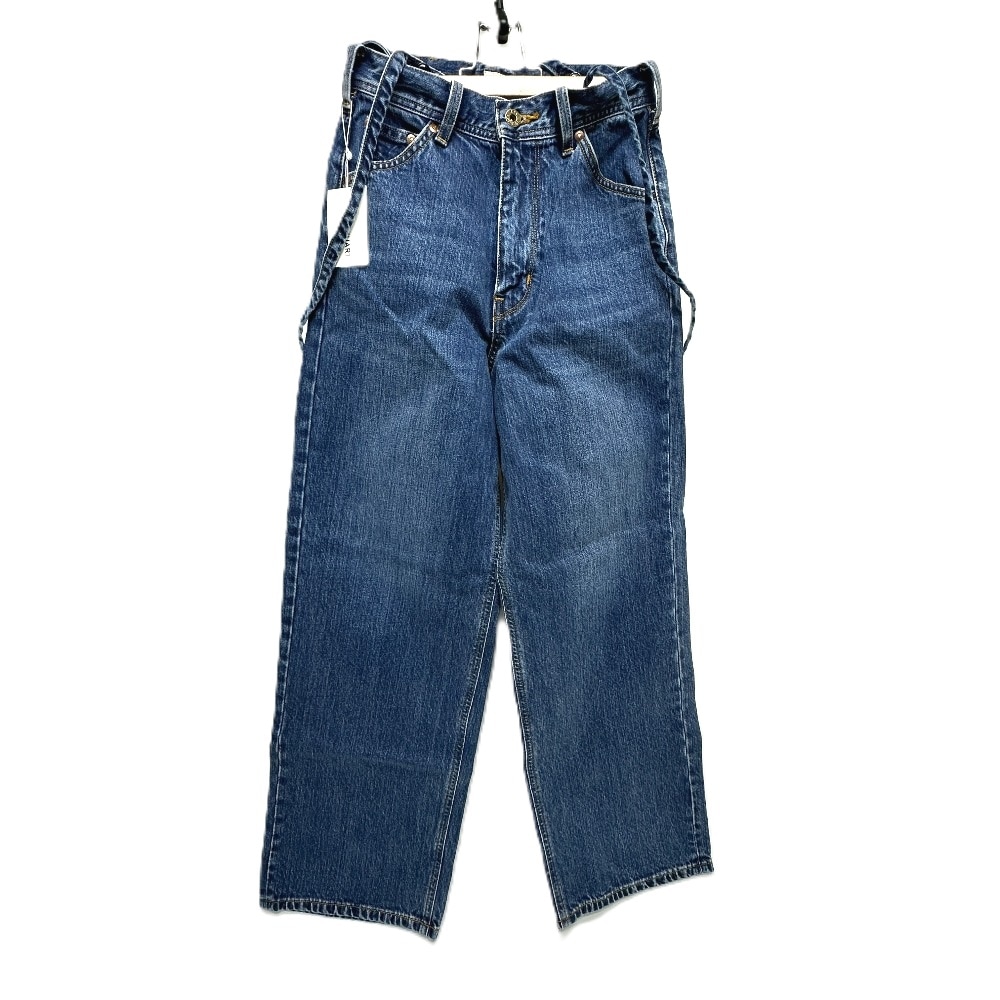 LEE リー デニムパンツ LB9306 Lee ジルスチュアート コラボ アパレル サスペンダー ワイド デニム ブルー