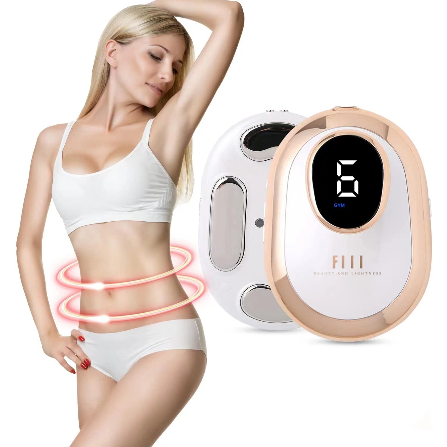 EMS ボディケア 腹筋器具 全身美容器 家庭用ェイプアップ 複合中周波EMS男女兼用