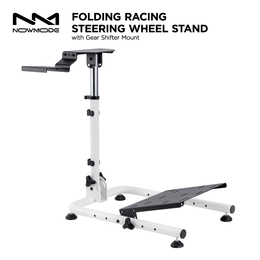 NOWMODE Racing Steering Wheel スタンド レーシングホイールスタンド ハンコン ハンドル スタンド ステアリングコントローラー LRS11-BS02-WH