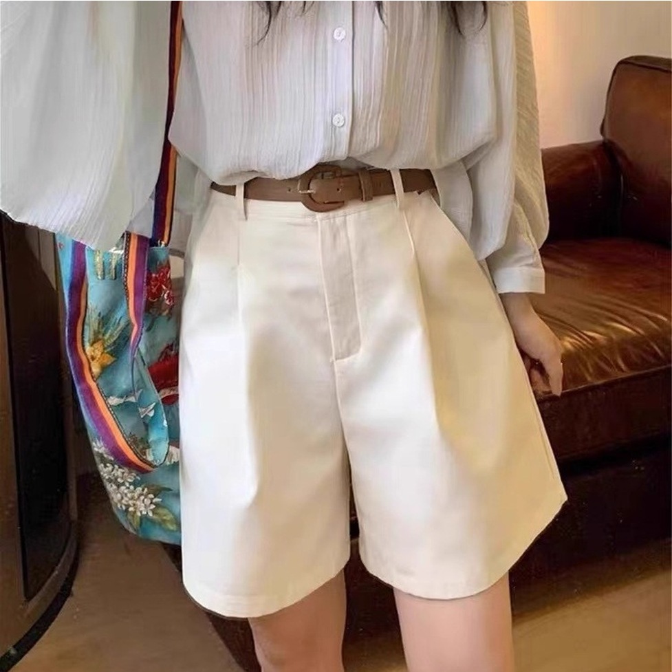 パンツ ボトムス ショートパンツ Aラインパンツ スラックス タックパンツ ハイウエスト 無地 アースカラー くすみカラー レディース かわいい 大人可愛い おしゃれ ガーリー エレガント 主役級