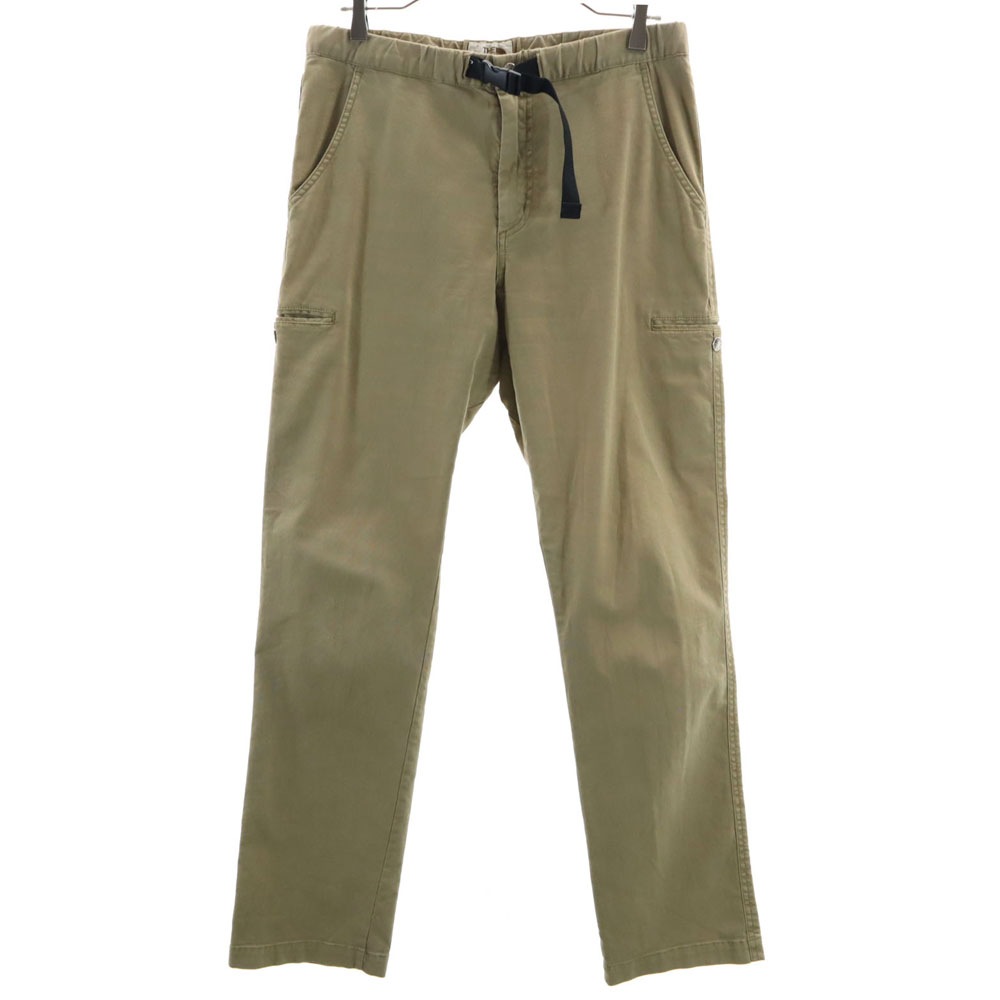 AT57851 アウトドア 茶タグ 復刻 クライミングパンツ M カーキ系 ウエストゴム メンズ