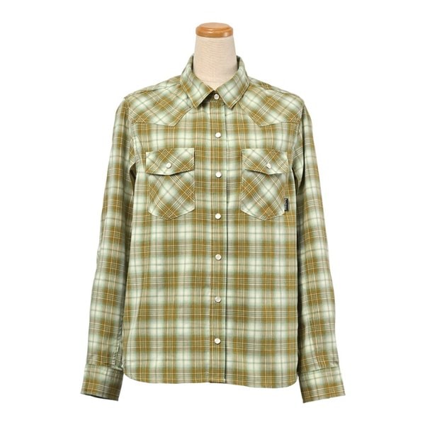 通年 ROJ-119 プロテクションレギュラーカラーシャツ レディース オリーブ Mサイズ ROJ-119/OLIVE/M