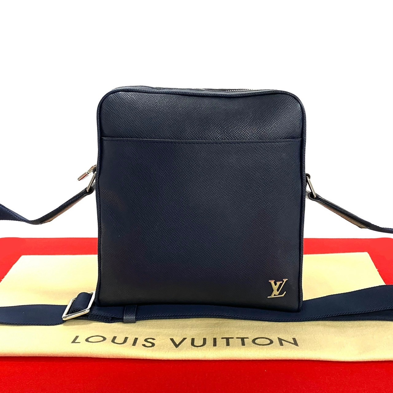 メッセンジャー PPM タイガショルダーバッグ レザー ネイビー 62505