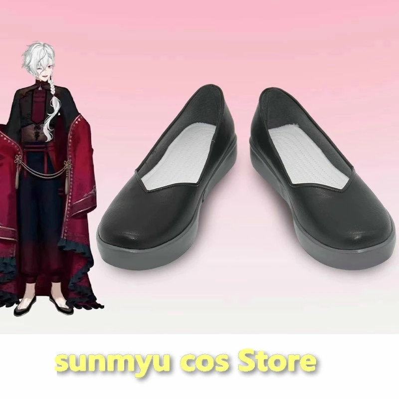 バーチャル YouTuber VTuber 葛葉 黒い靴 コスプレ靴 オーダーメイド可能