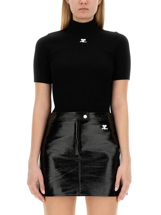 COURREGES Women Sweater PERMPU026FI0001 9999 BLACK