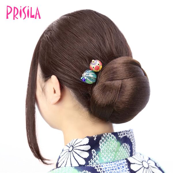 プリシラ ミセス和装シニヨンU-5(送料無料) PRISILA ポイントウィッグ コスプレ ウィック